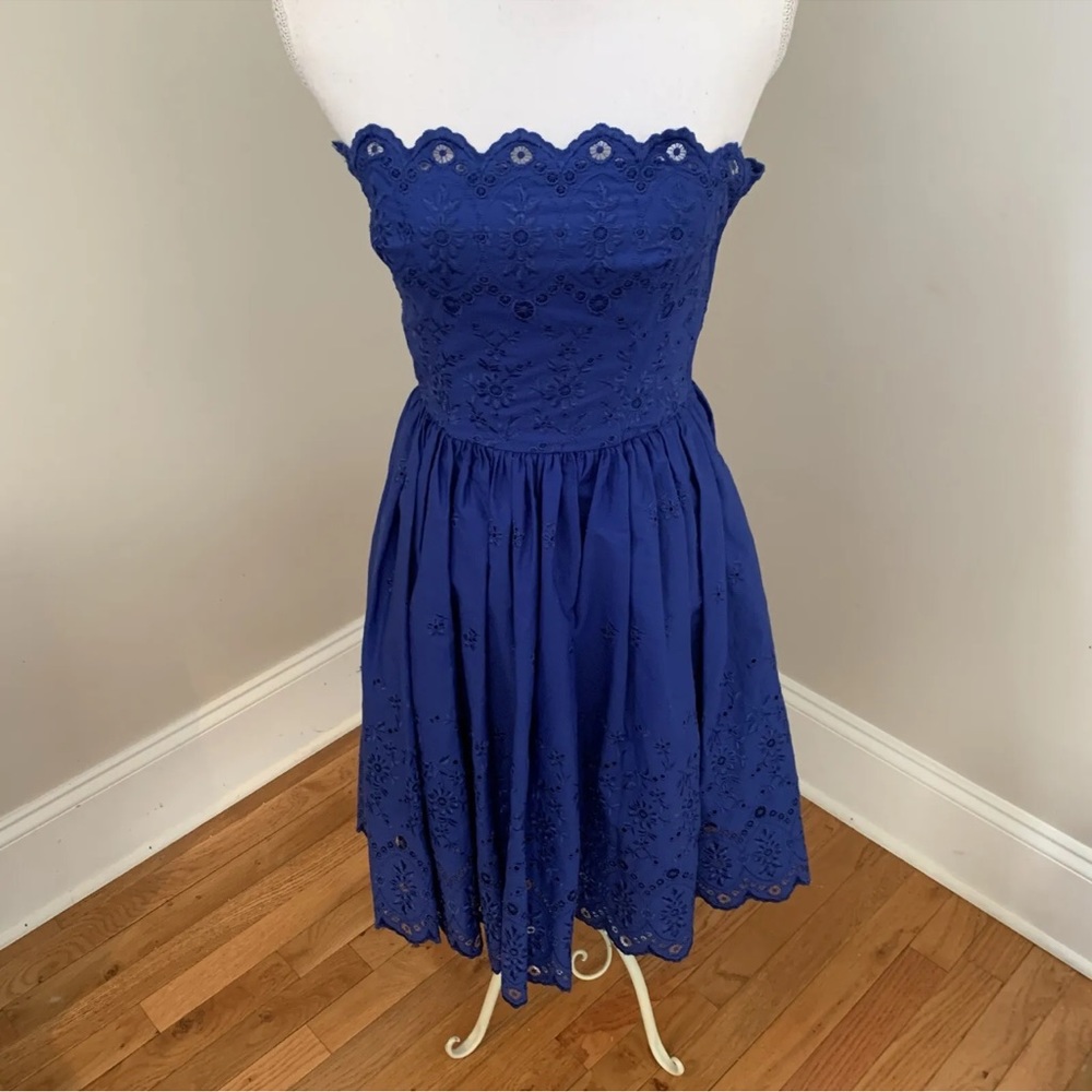 Betsy Johnson Womans NWT Royal Blue Fit & Flare Party Coctail Prom Dress Size 6